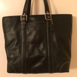 Authentic Coach Leather Tote